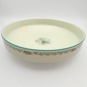 Vintage Noritake Japan Paradise Green 8223 W80 Floral 8" Round Vegetable Bowl